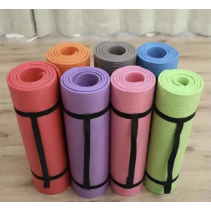 Yoga mat, ready to ship, can be used as a sitting mat, exercise mat with straps